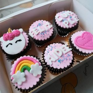 Cupcakes temática unicornio