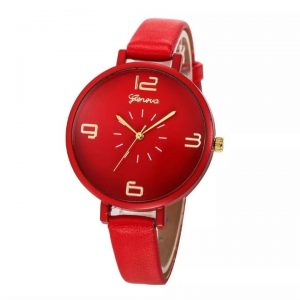 reloj genova rojo