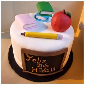 Torta tematica de profesor para regalo